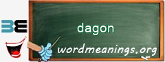 WordMeaning blackboard for dagon